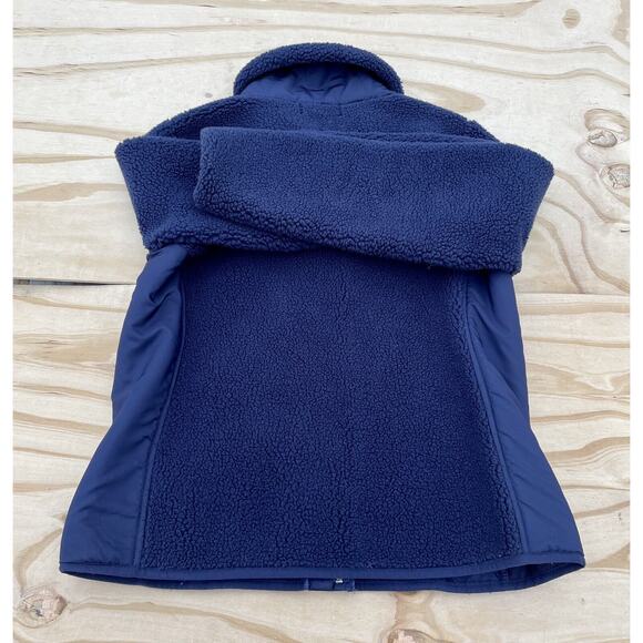 L-RL Ralph Lauren Active Full Zip Fleece Jacket Quilted Women's Blue SZ. XL - Picture 8 of 8